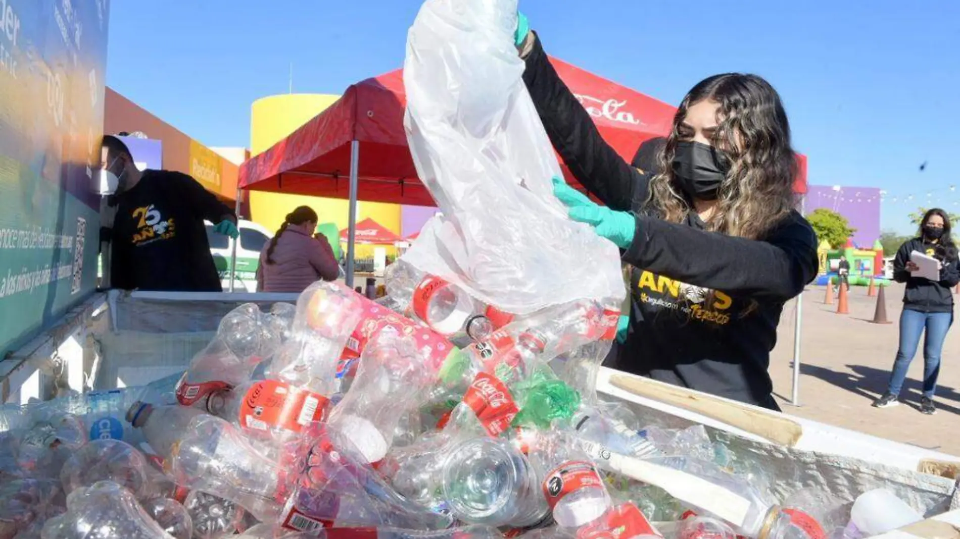 plástico para reciclar